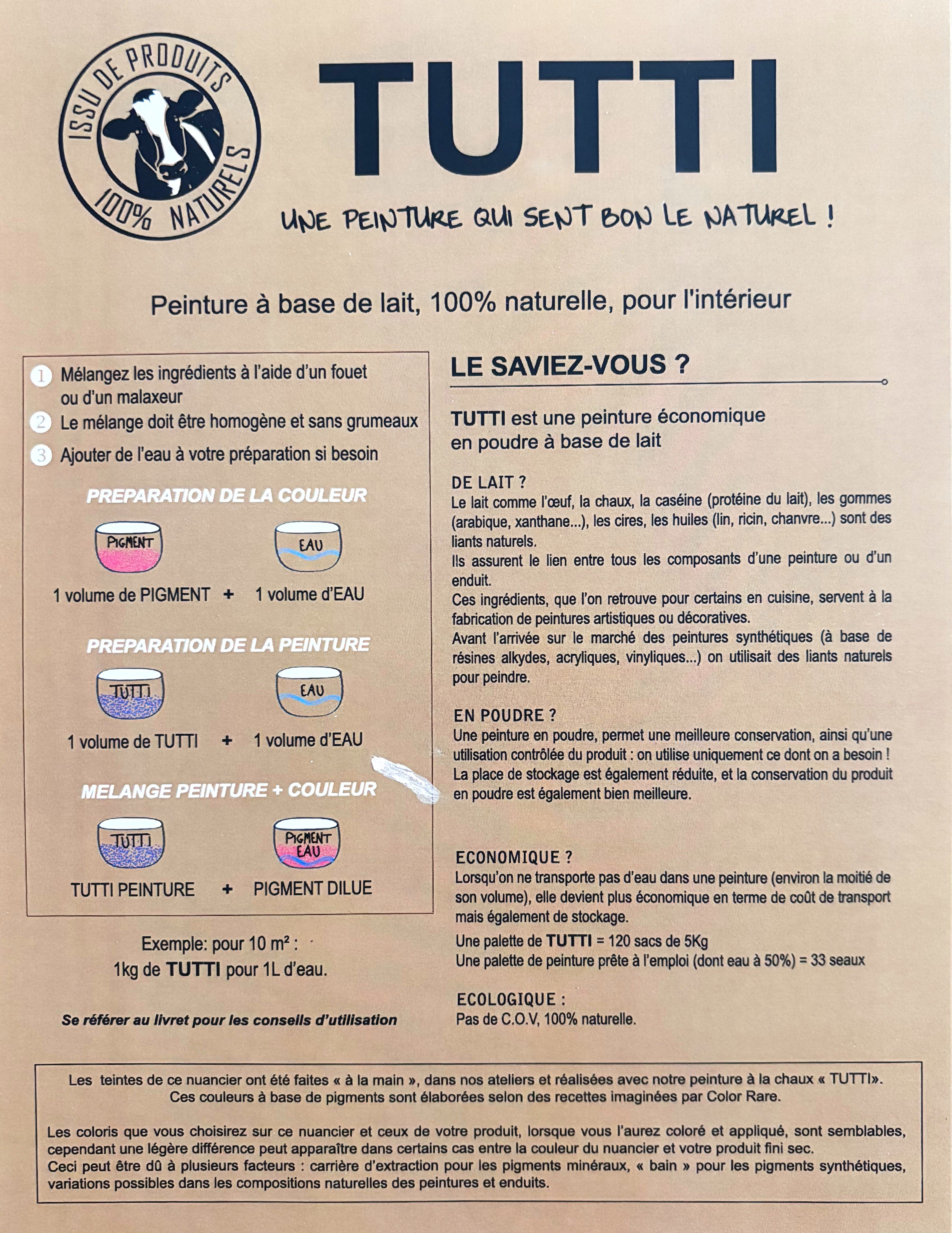 Peinture naturelle TUTTI